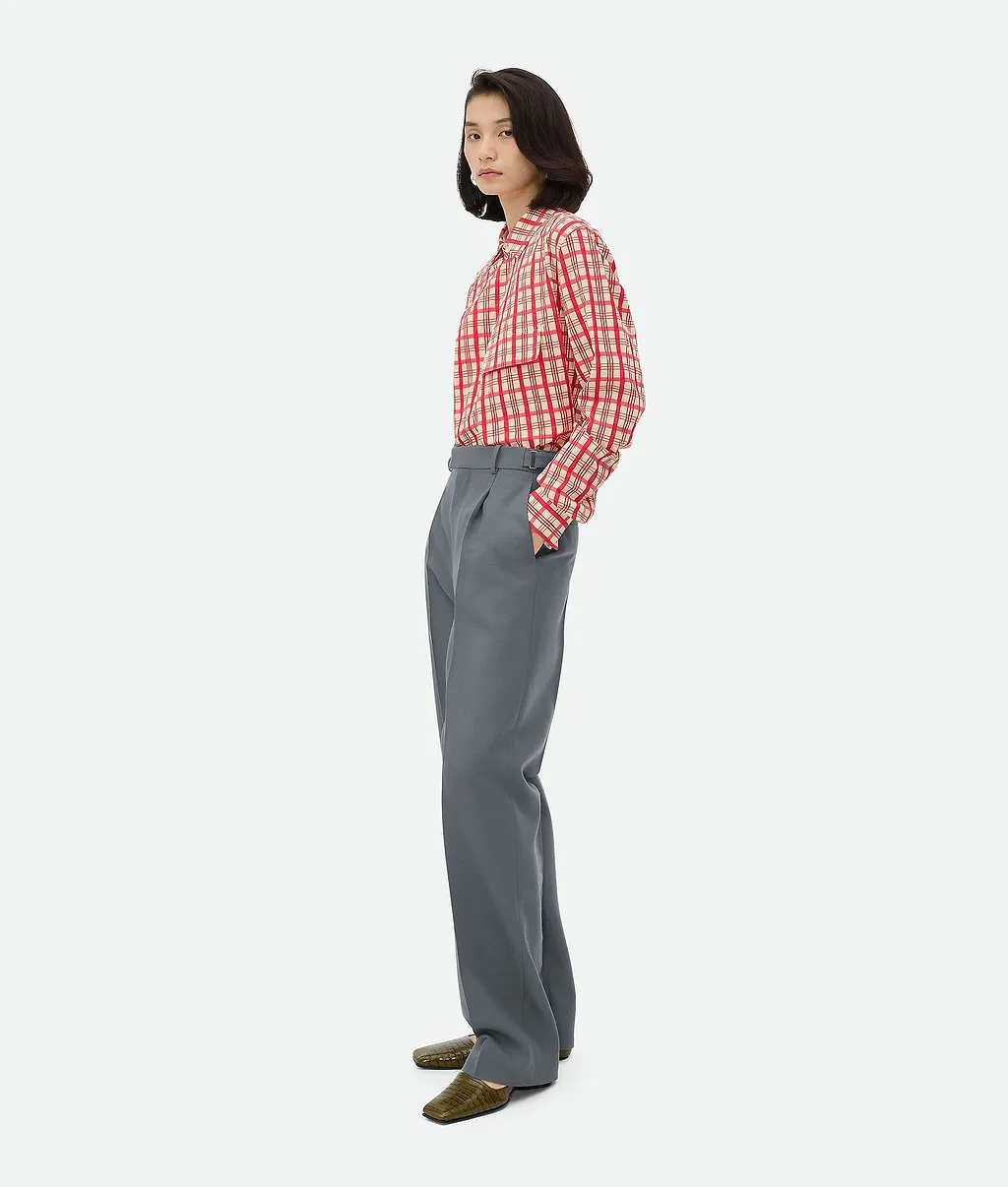 Wool Mohair Trousers