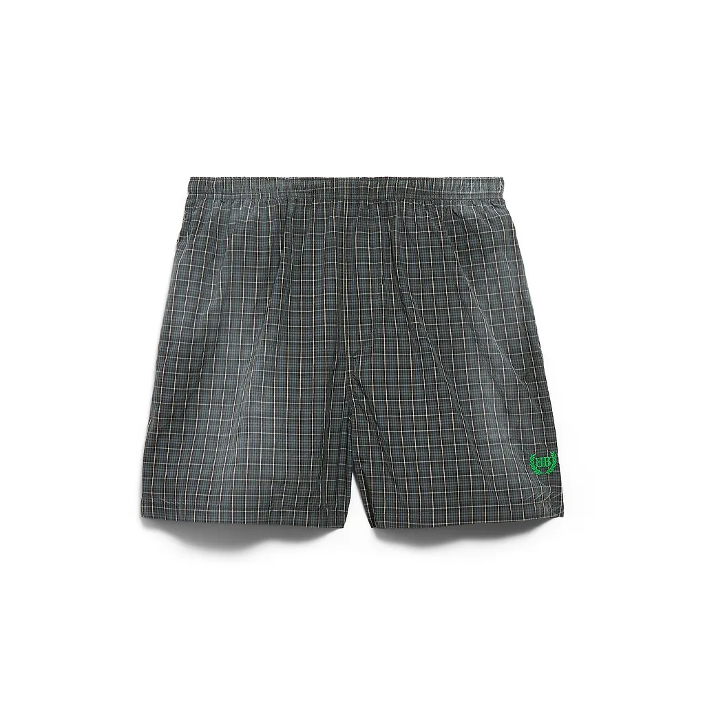 Check Boxer Swim Shorts