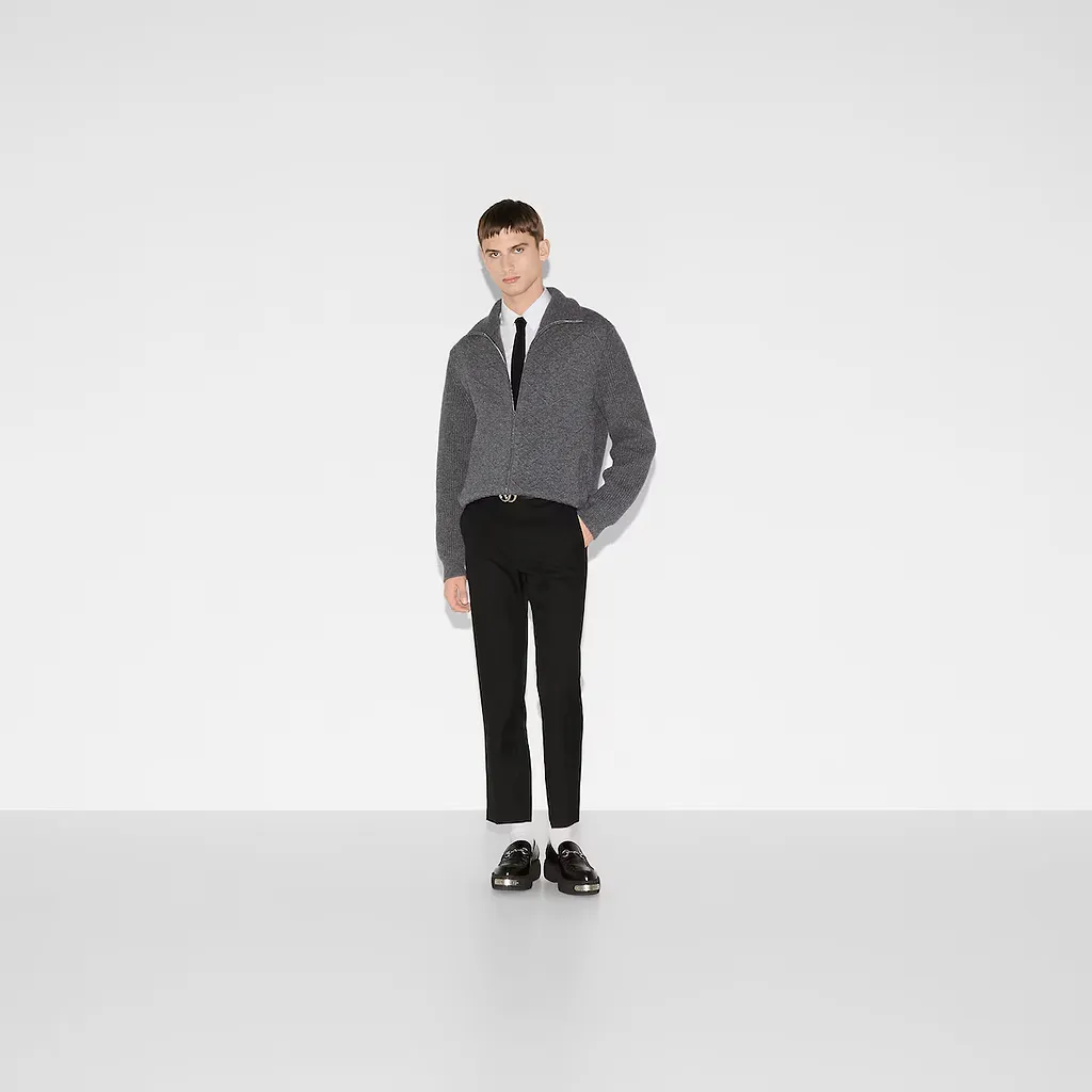 Embossed Gg Wool Sweater