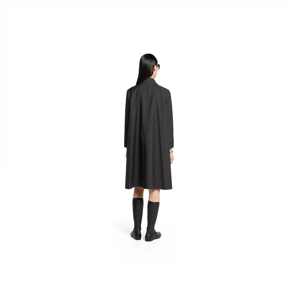 Wool Double-Breasted Coat