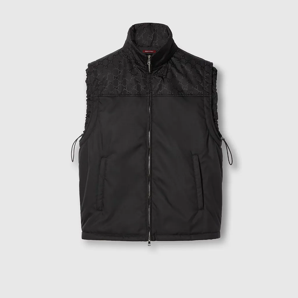 Gg Heavy Nylon Gilet