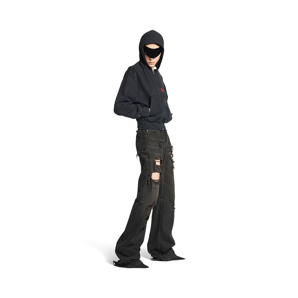 Fitted Low-Waist Pants