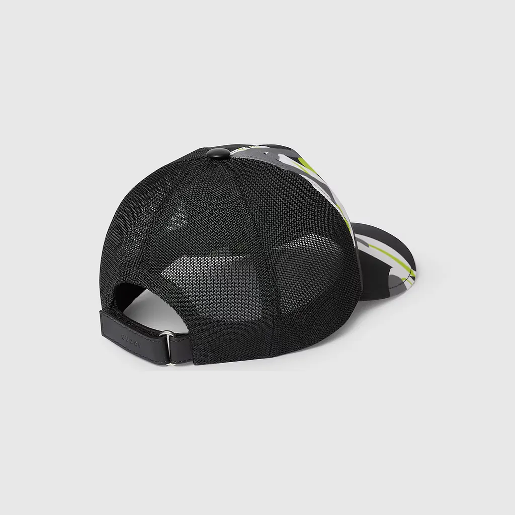 Printed Cotton Canvas Baseball Hat