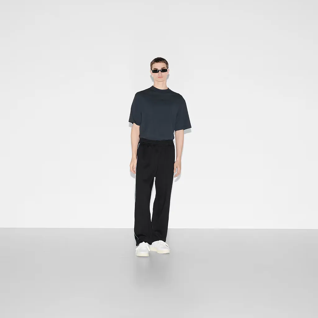 Embroidered Jersey Trouser