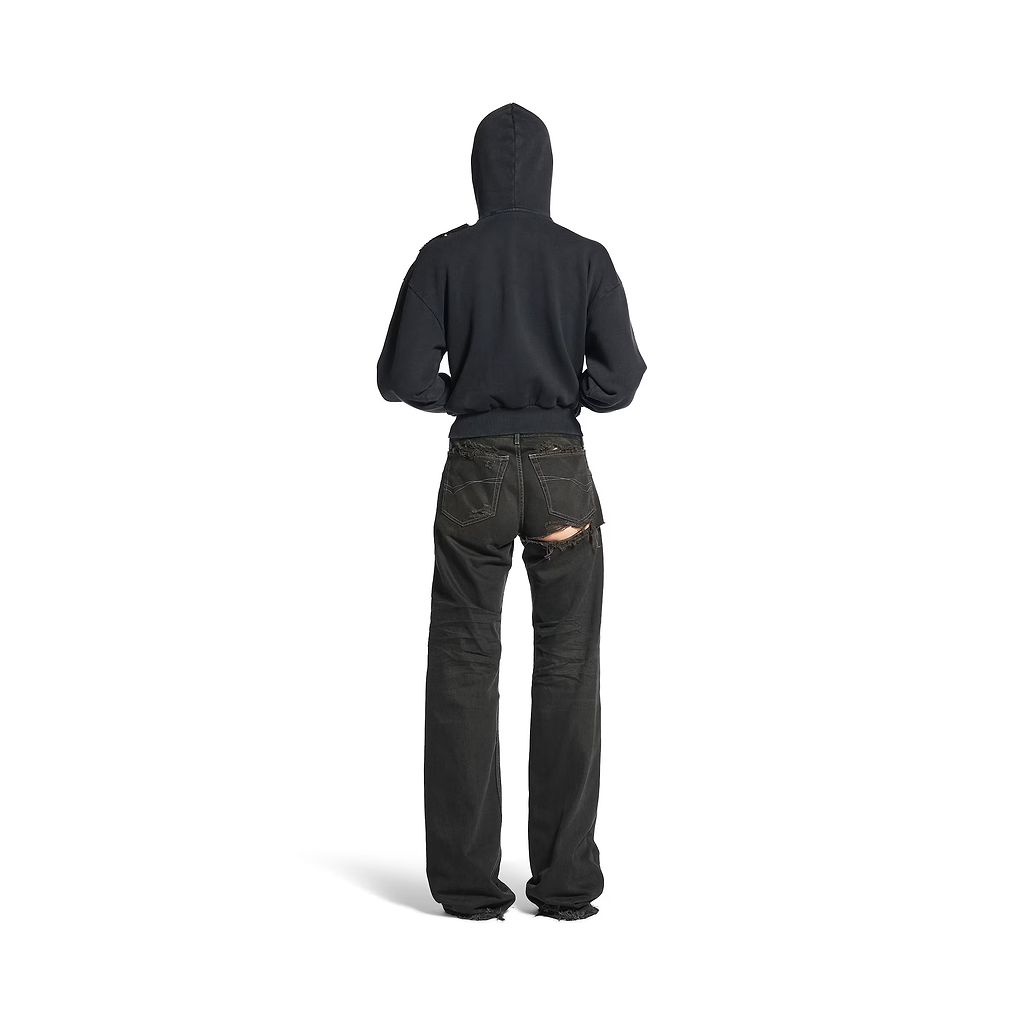 Fitted Low-Waist Pants