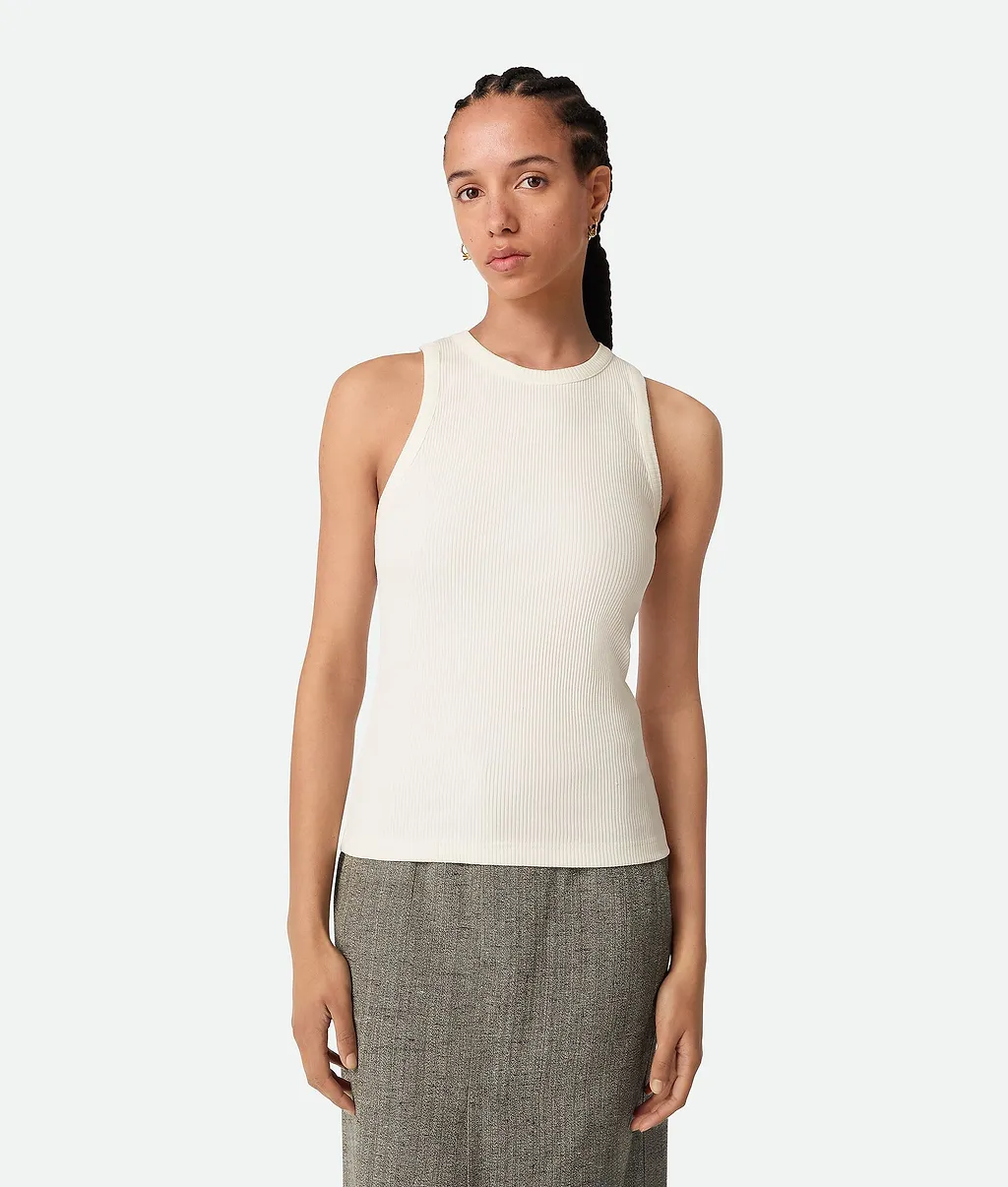 Cotton Rib Jersey Tank Top