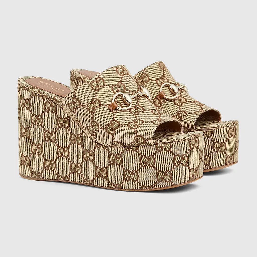 Wedge Sandal With Horsebit