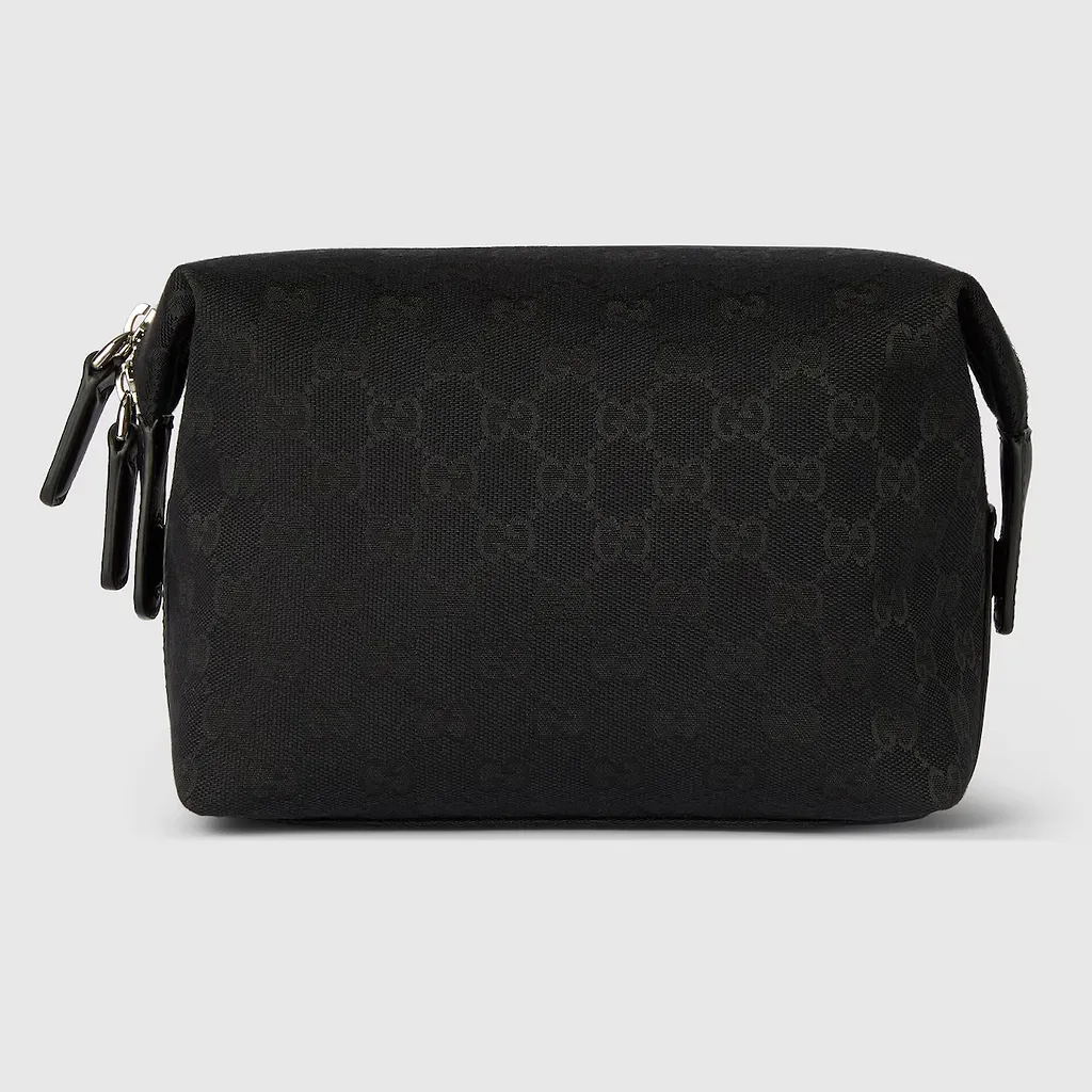 Gg Canvas Small Toiletry Case