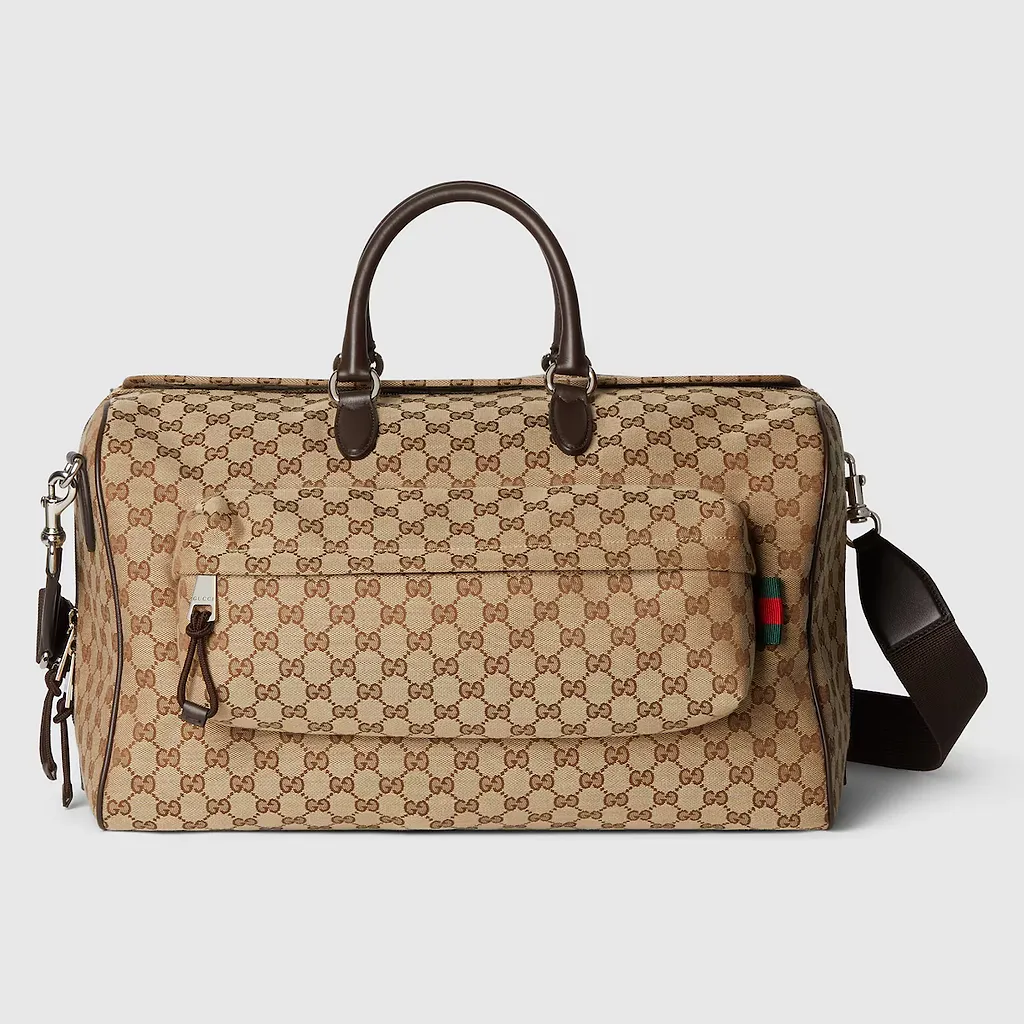 Gg Canvas Medium Duffle Bag