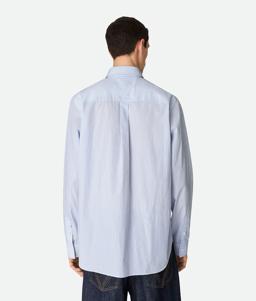 Stripe Cotton Poplin Shirt