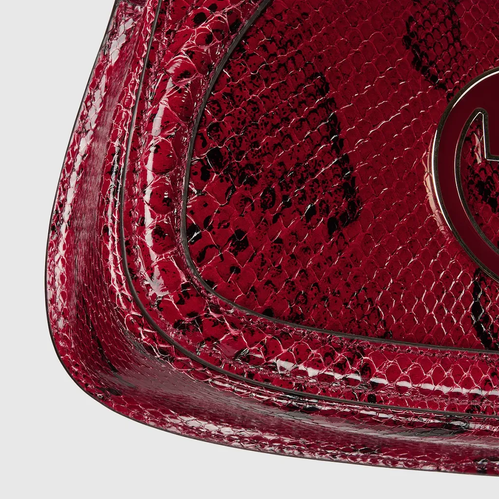 Gucci Blondie Python Medium Shoulder Bag