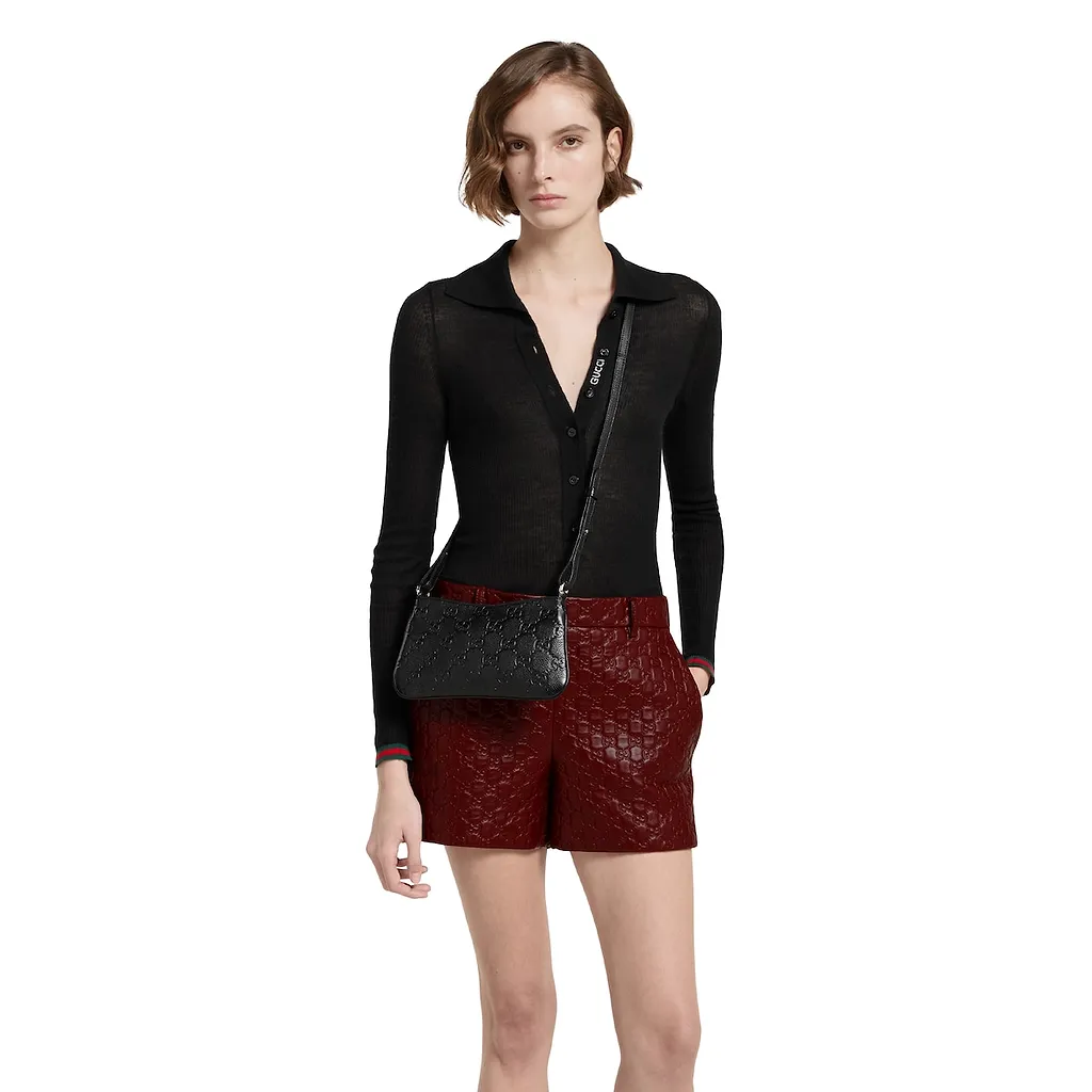 Gg Emblem Small Shoulder Bag