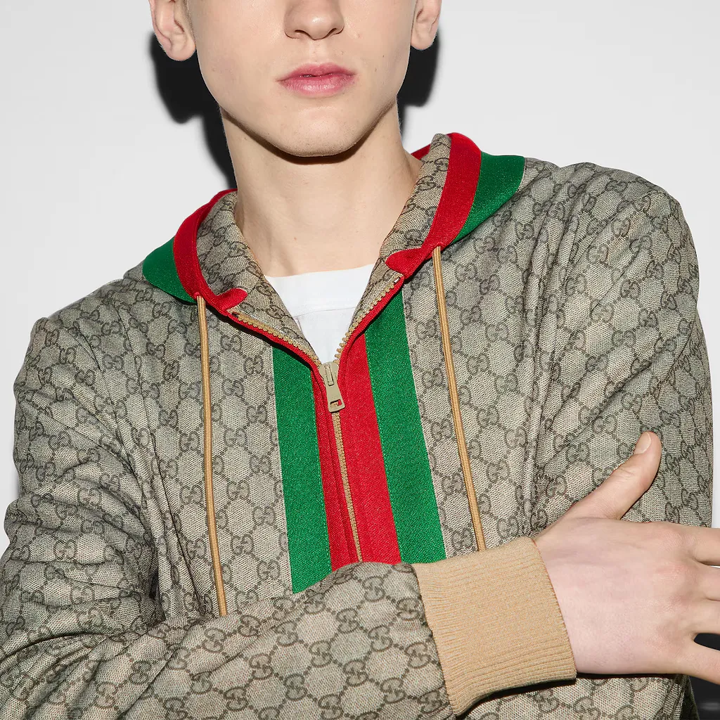 Technical Jersey Zip Jacket With Web