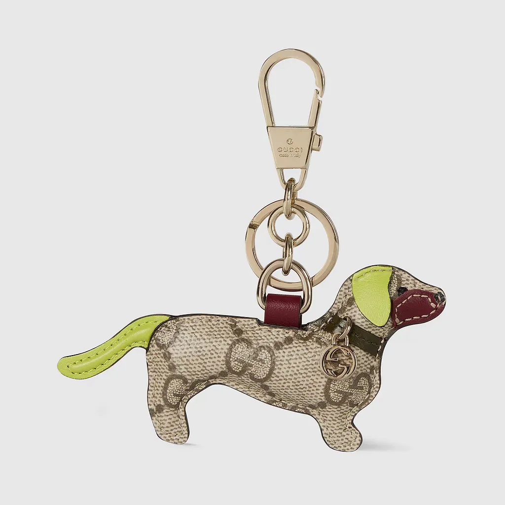 Dog-Shaped Bag Charm