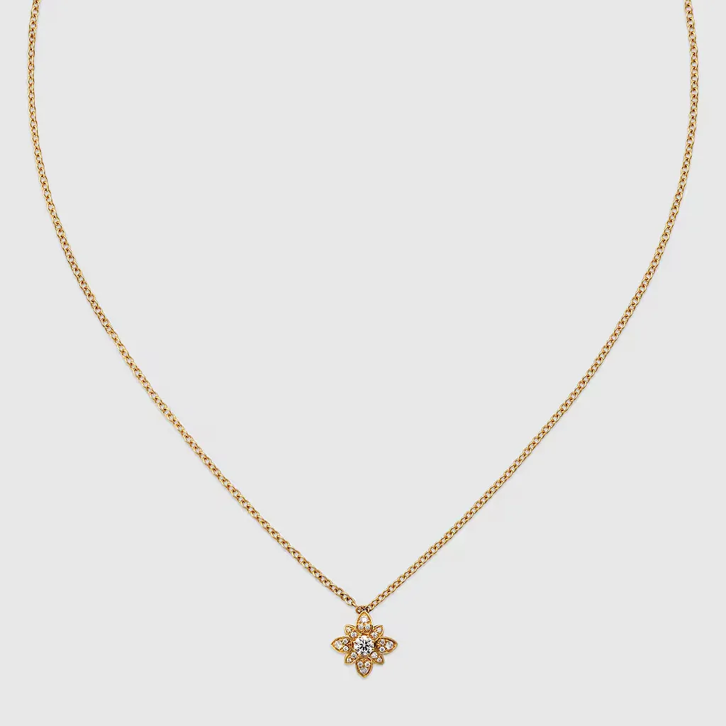 Gucci Flora 18K Chain Necklace