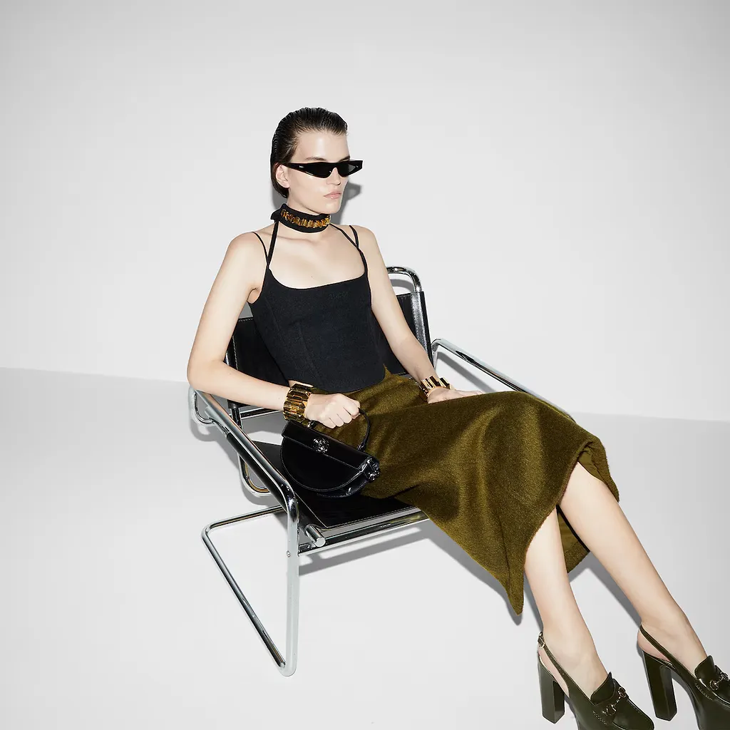 Wool Mohair Skirt