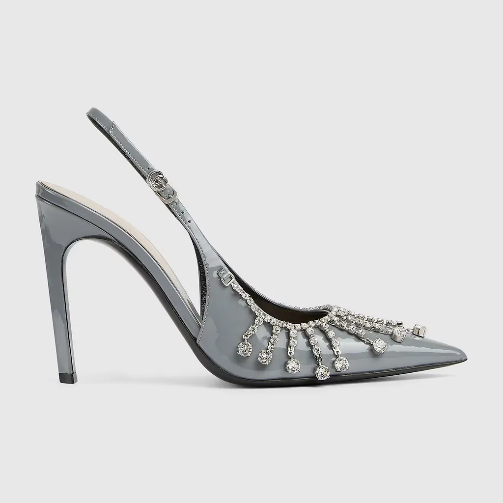 Pump With Crystal Chain