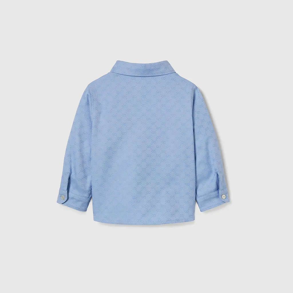 Baby Oxford Cotton Gg Shirt