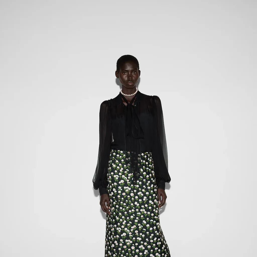 Silk Chiffon Shirt