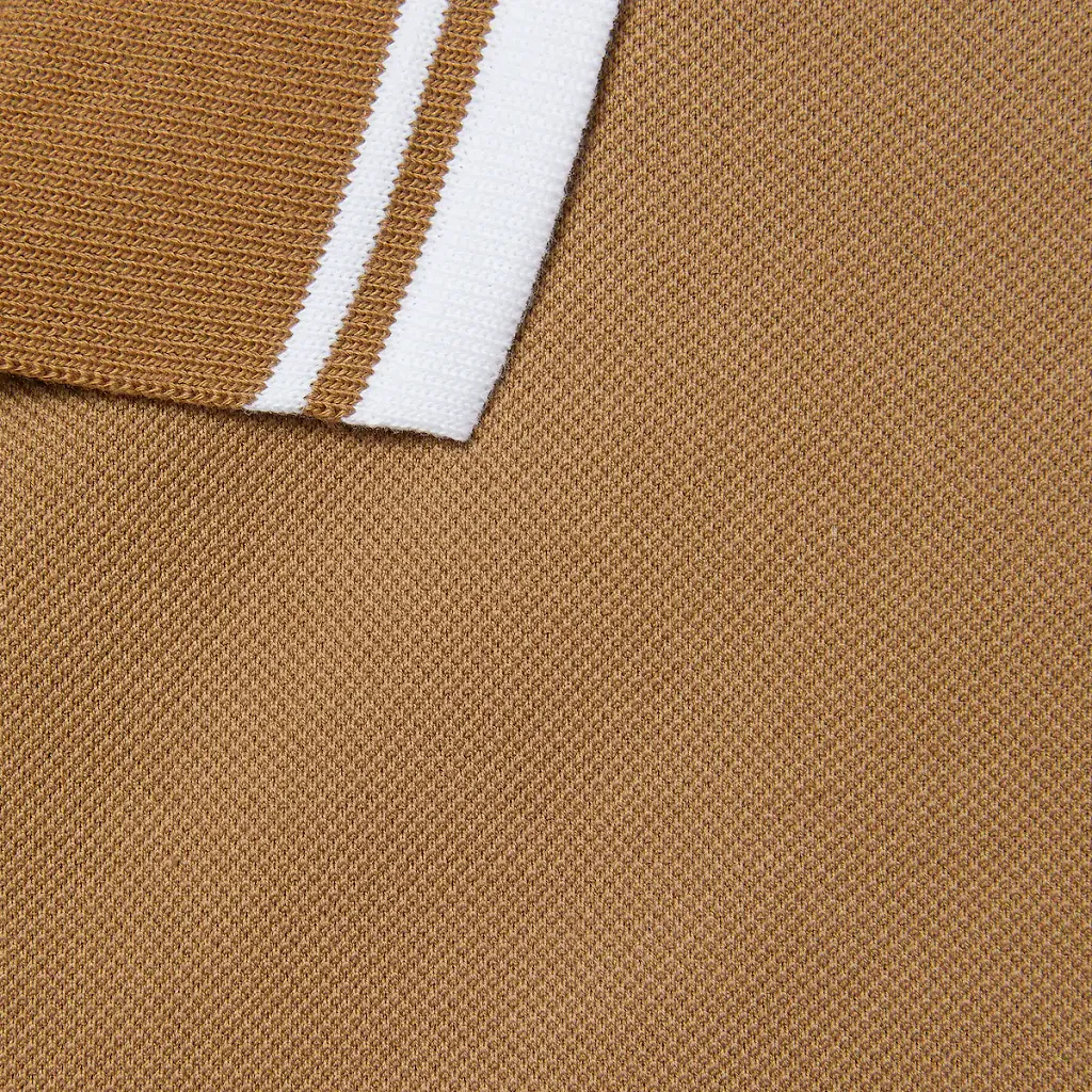 Cotton Piquet Polo Shirt With Embroidery