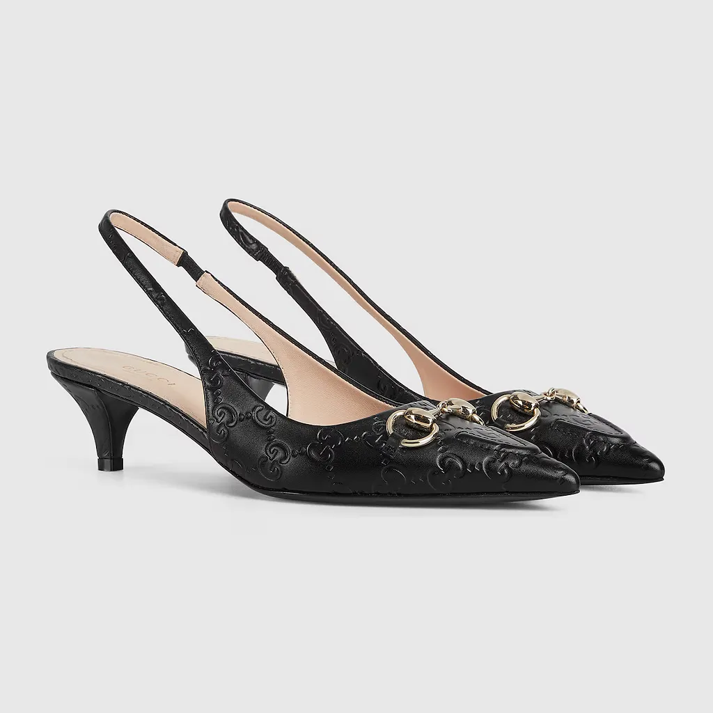 Horsebit Slingback Pump