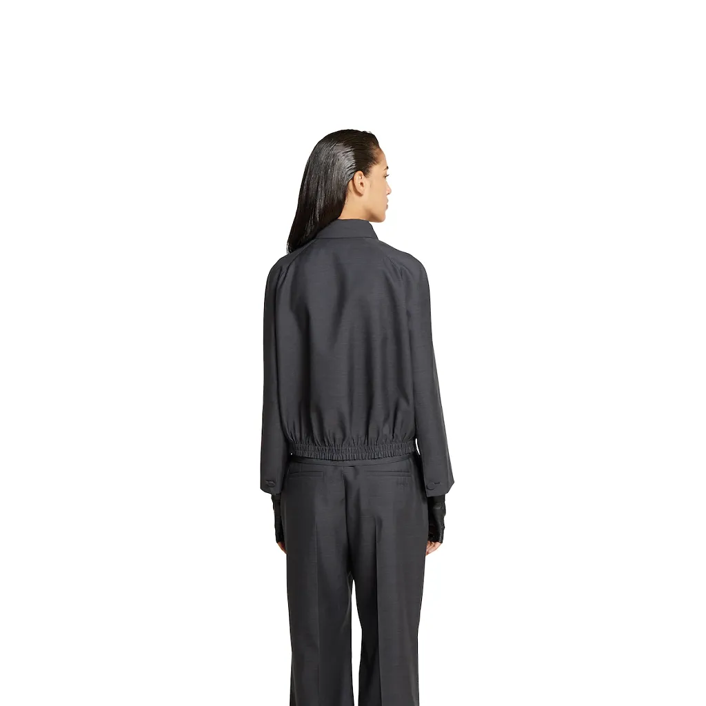 Wool Bomber Jacket