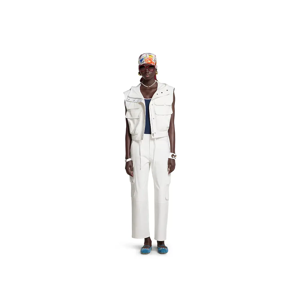 Light Cotton Canvas Cargo Pants