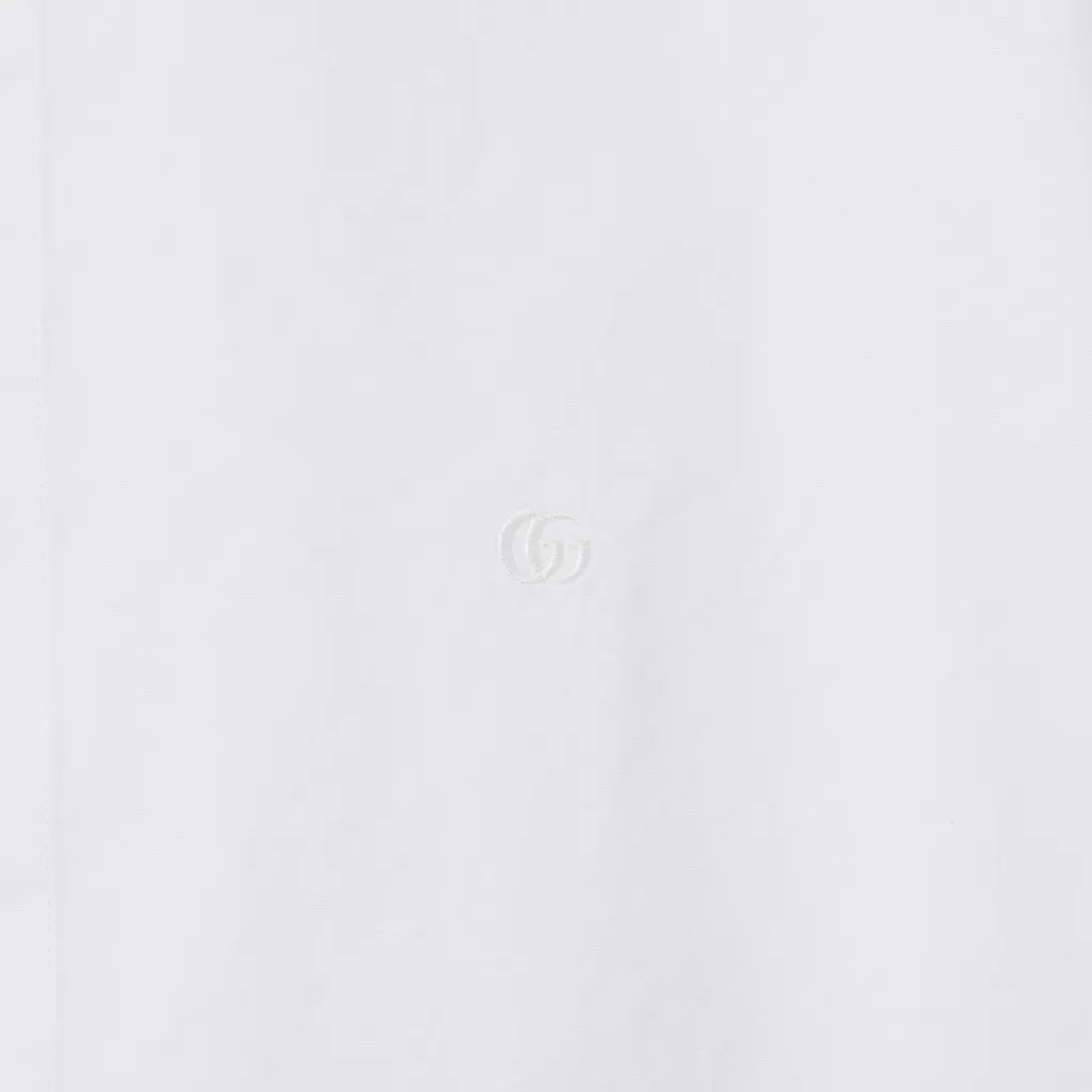 Embroidered Cotton Poplin Shirt