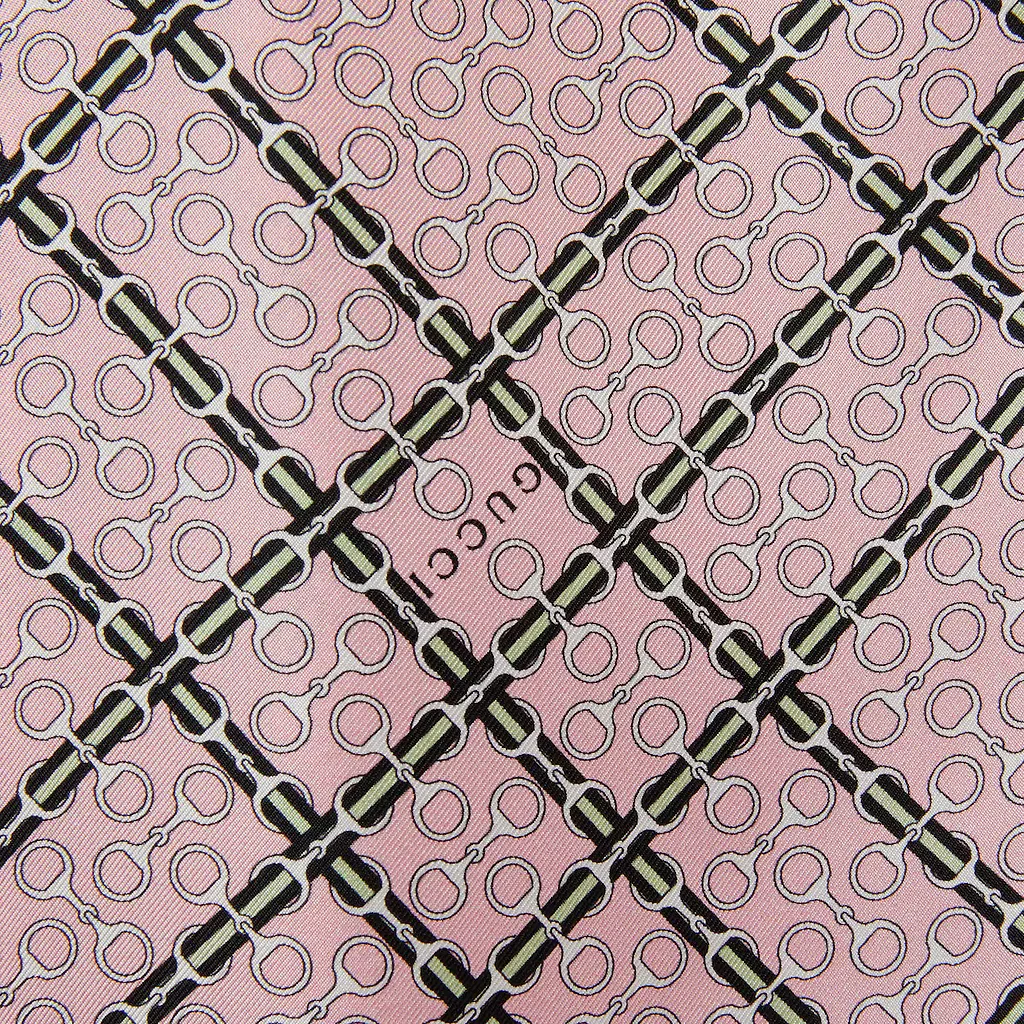 Printed Silk Twill Trousers