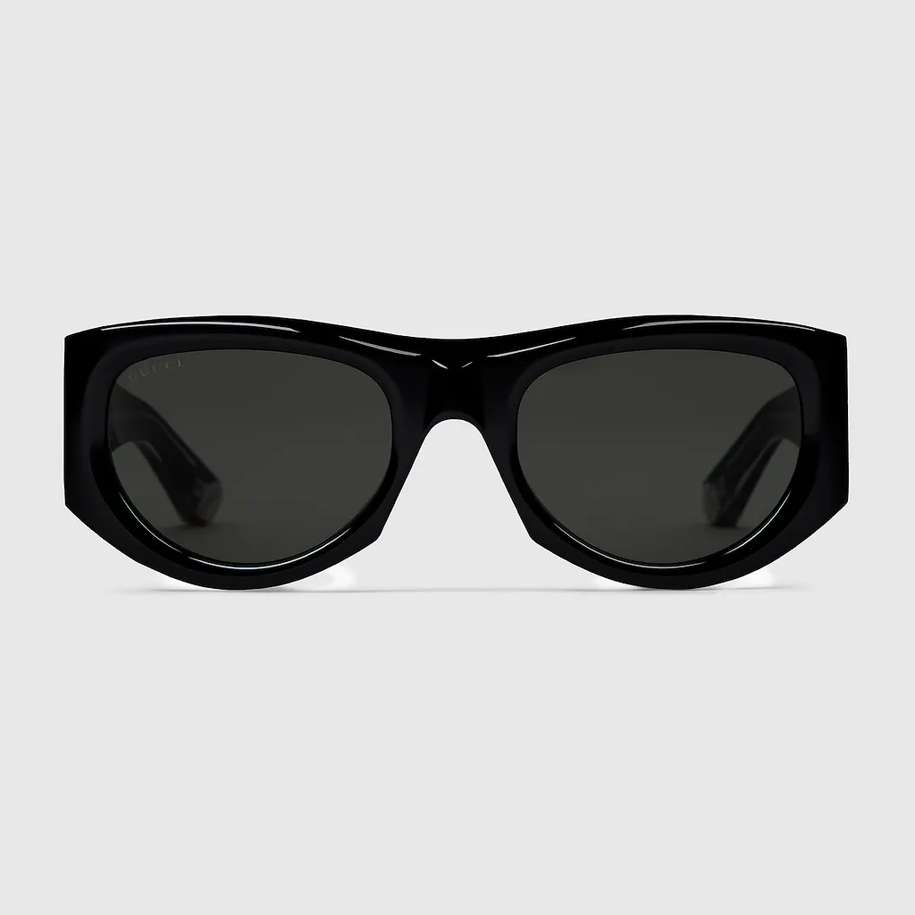 Rectangular-Frame Sunglasses
