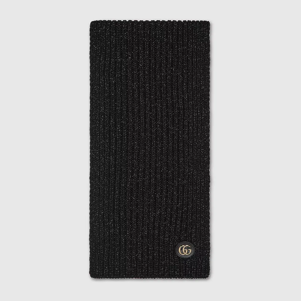Wool Cable Knit Scarf