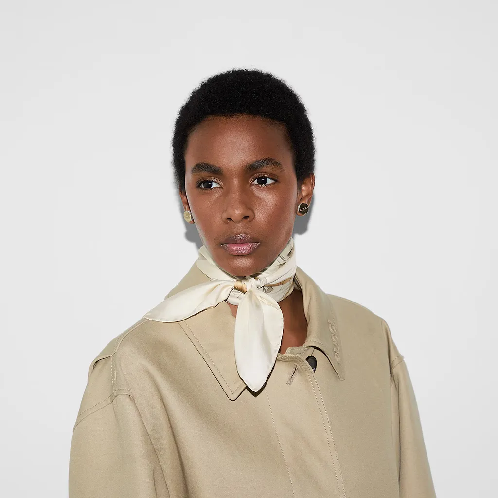 Printed Silk Carré