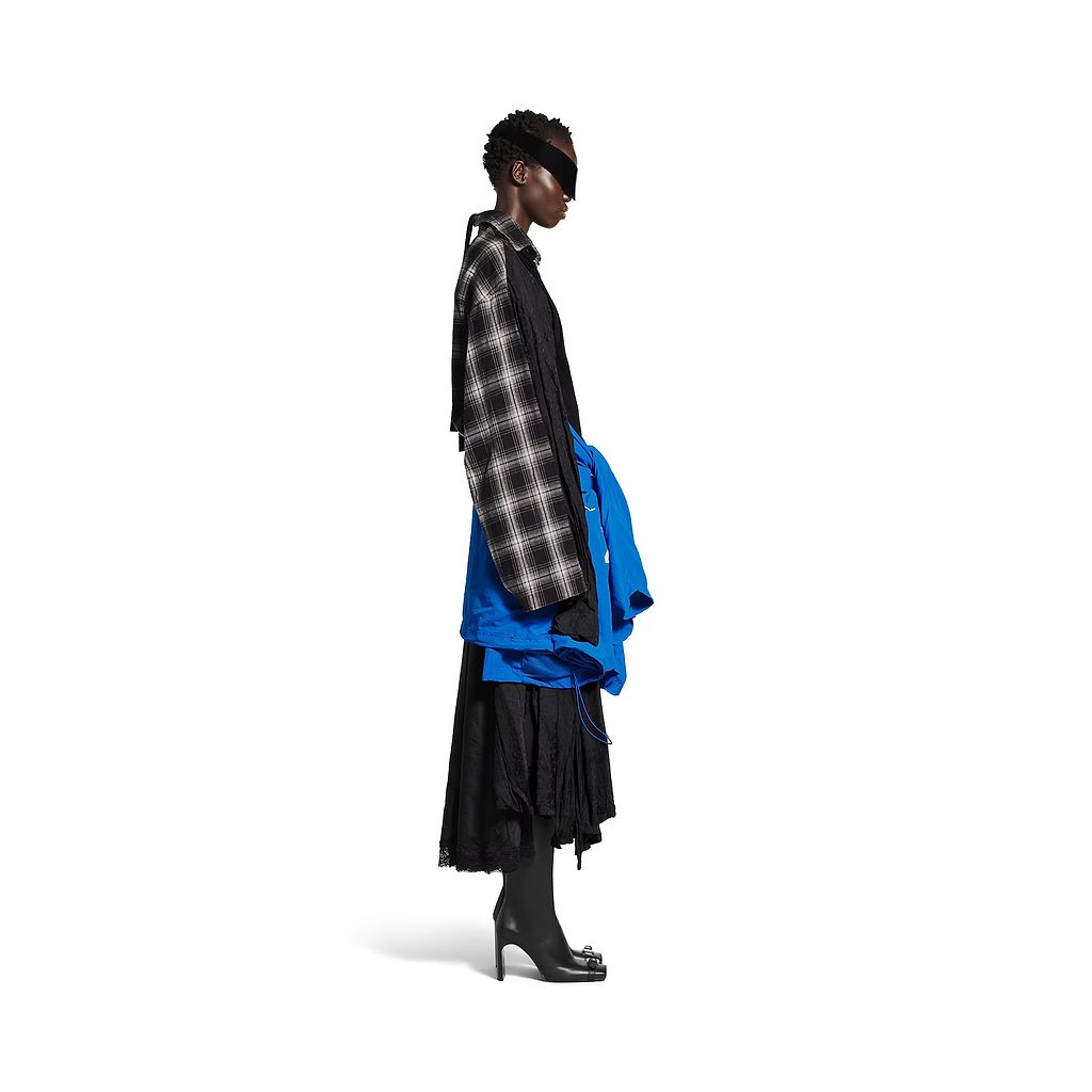 Patched Layered Dress