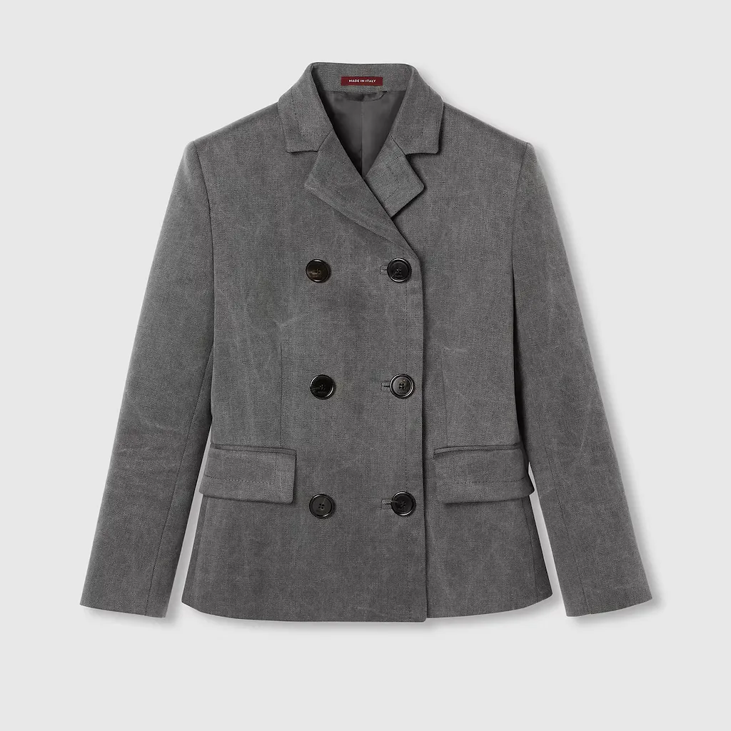 Cotton Canvas Delavé Jacket