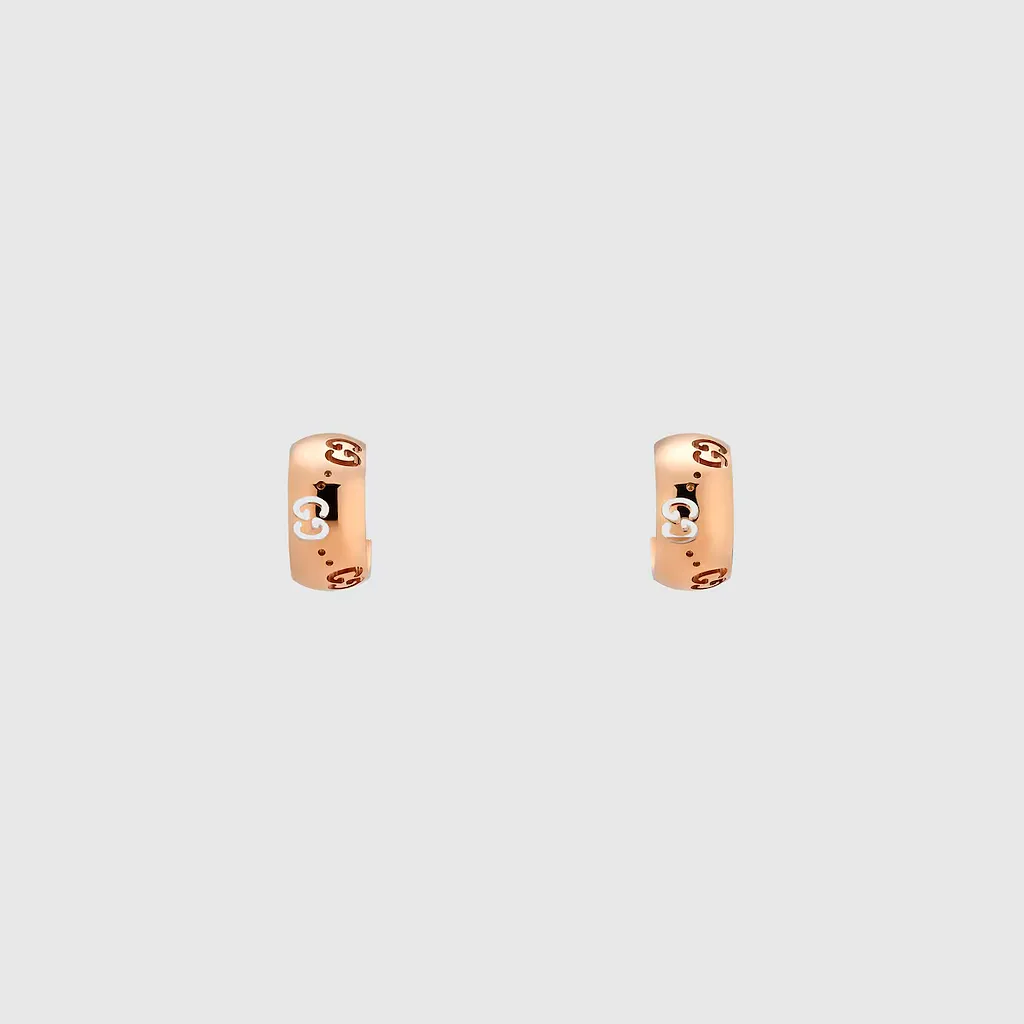 Icon 18K Gg Hoop Earrings
