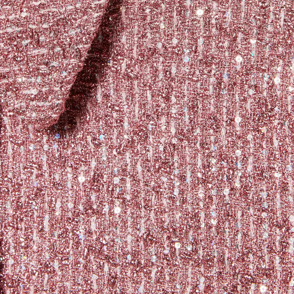 Sequined Lamé Tweed Jacket