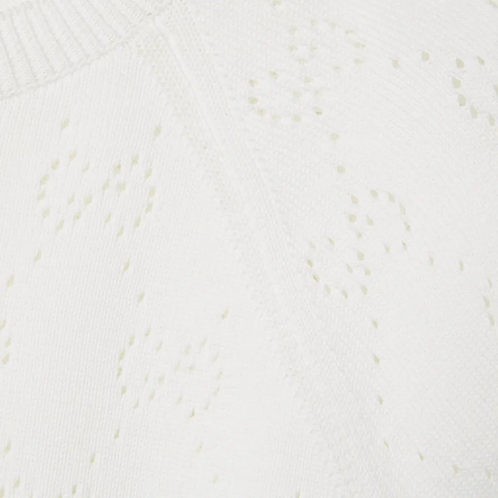Gg Cotton Crewneck Top