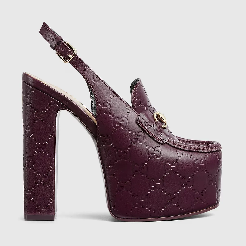Horsebit Platform Loafer Slingback