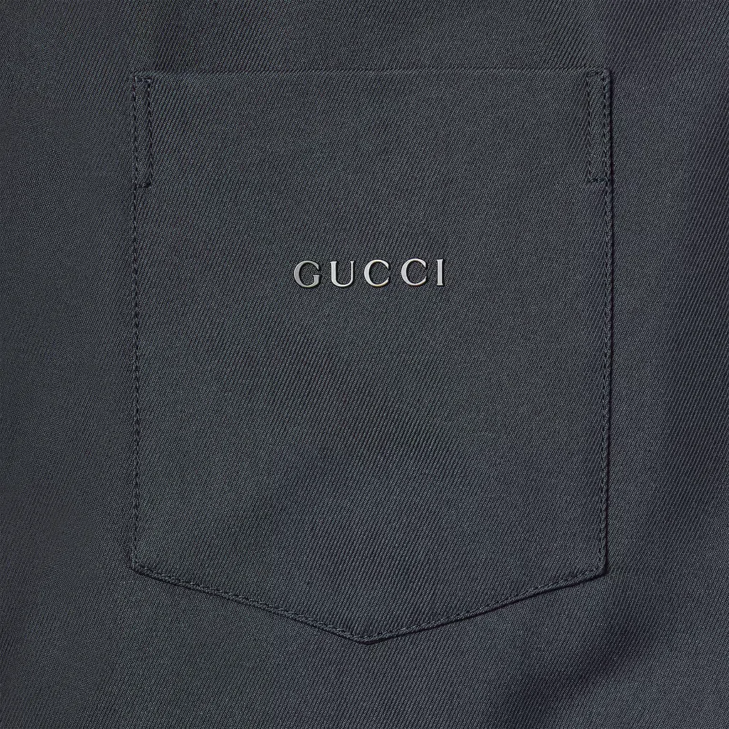 Oversize Cotton Gabardine Shirt