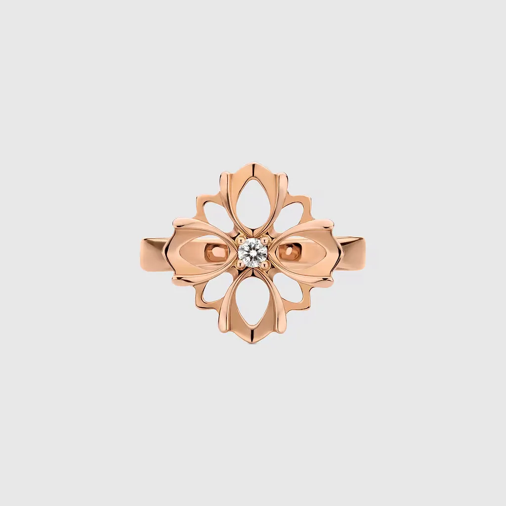 Gucci Flora Diamond 18K Ring