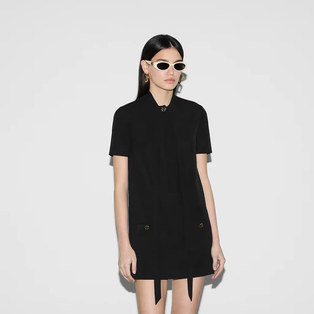Viscose Silk Cady Dress