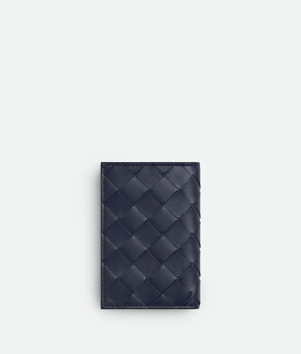 Intrecciato Flap Card Case