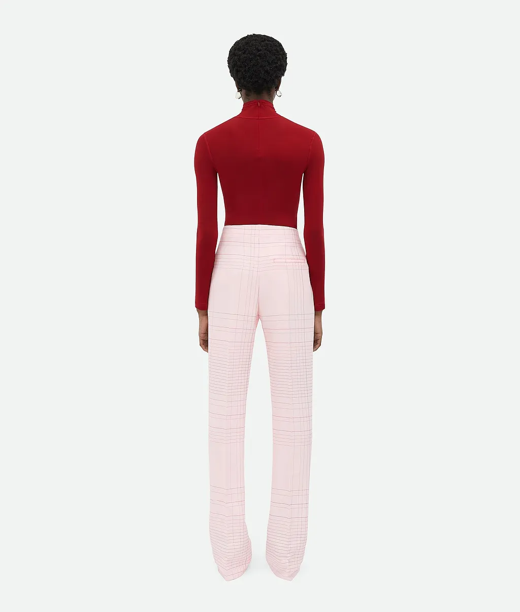Notebook Viscose Flared Trousers