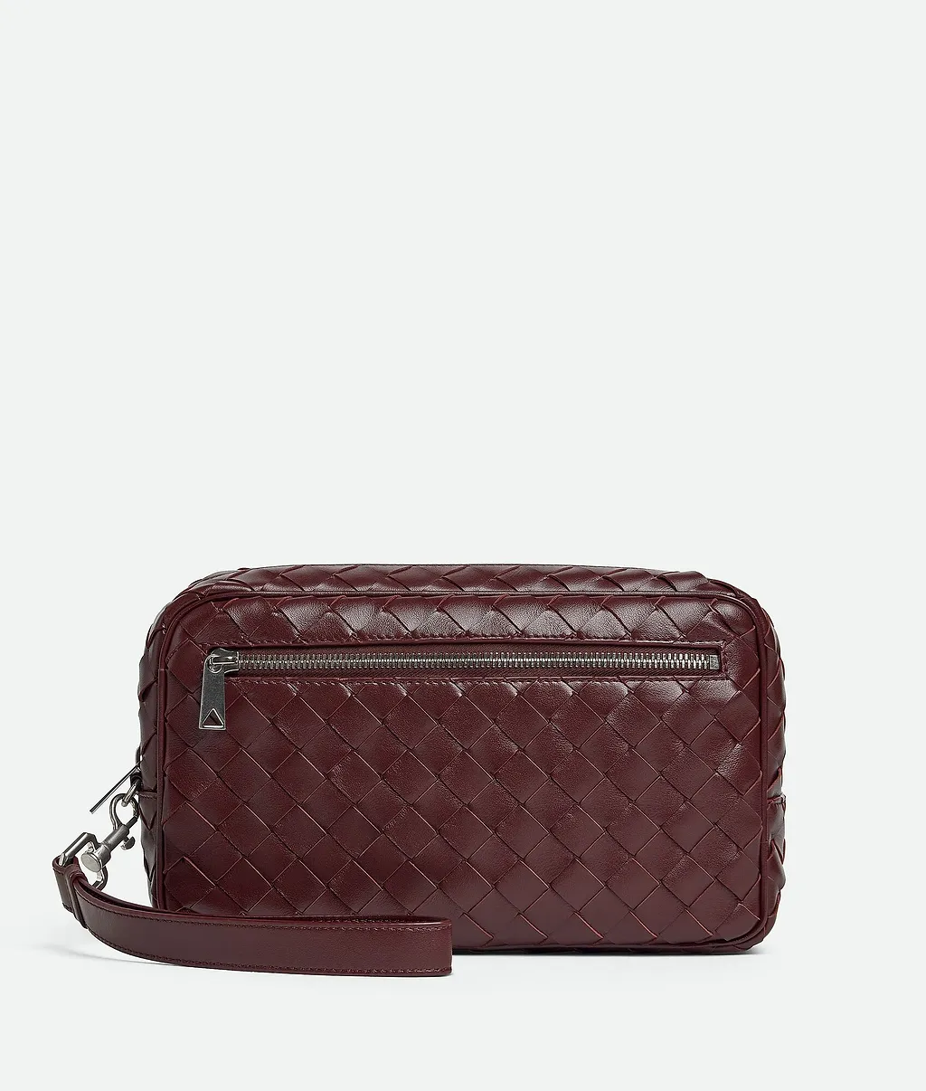 Intrecciato Pouch With Wristlet