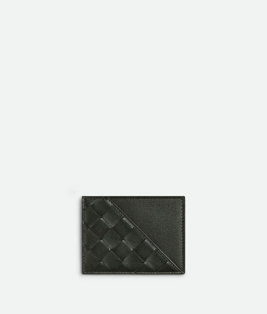 Intrecciato Diagonal Credit Card Case