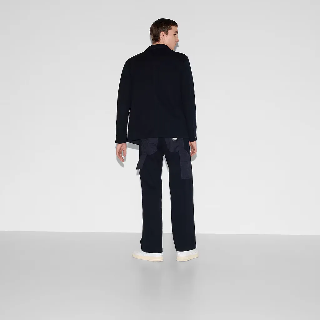 Heavy Cotton Canvas Trousers With Label