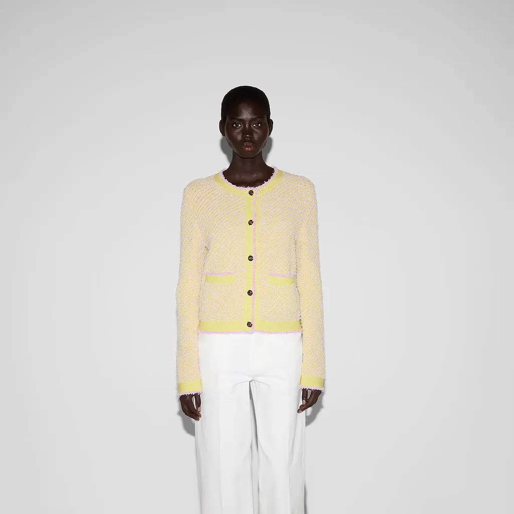 Cotton Blend Cardigan