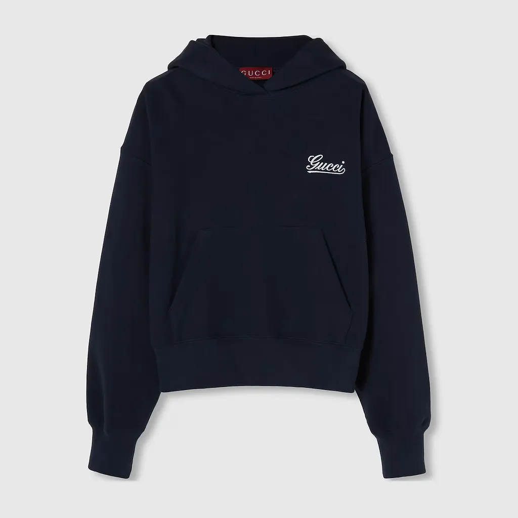 Cotton Jersey Hooded Sweatshirt