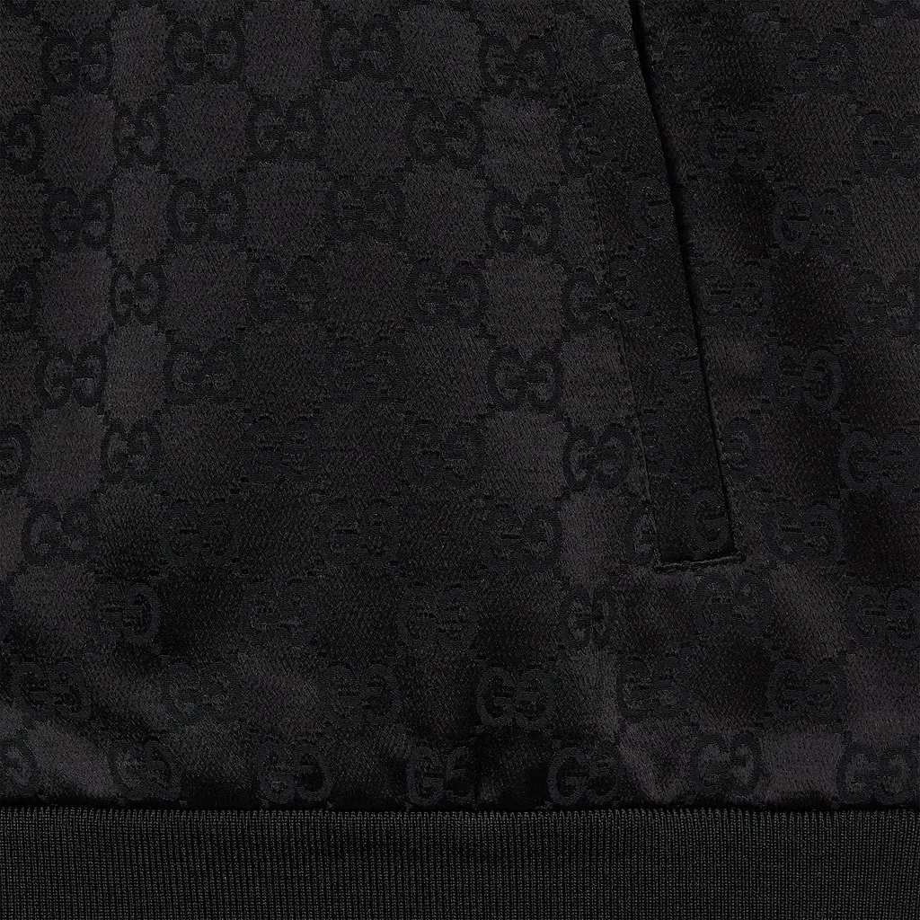 Gg Satin Zip Jacket