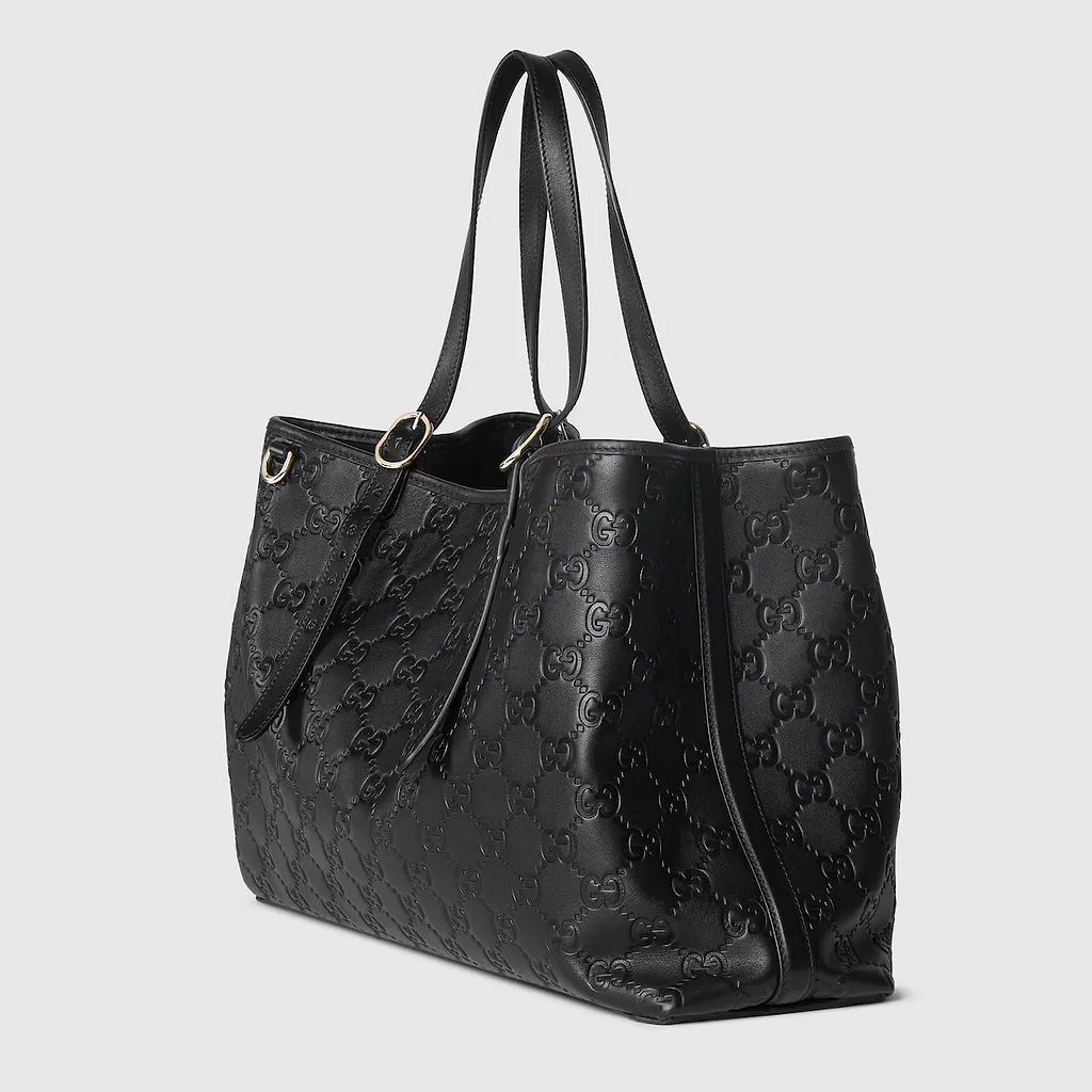 Gg Emblem Large Tote Bag